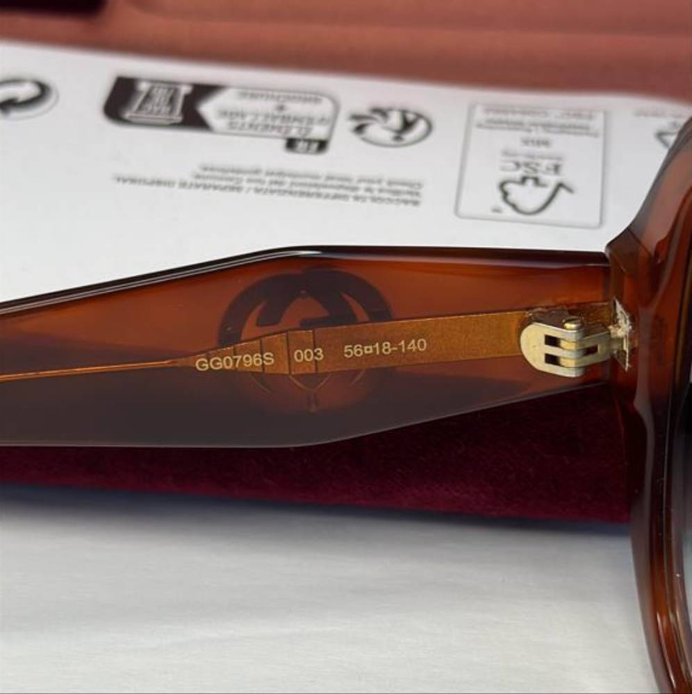 Authentic New Gucci GG0796S-003 56 Ladies Sunglasses - Picture 12 of 13